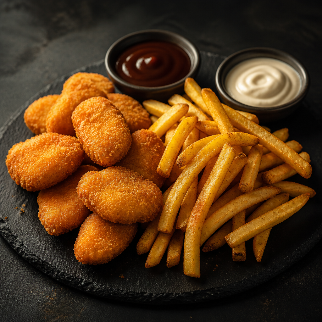 Nuggets con patatas